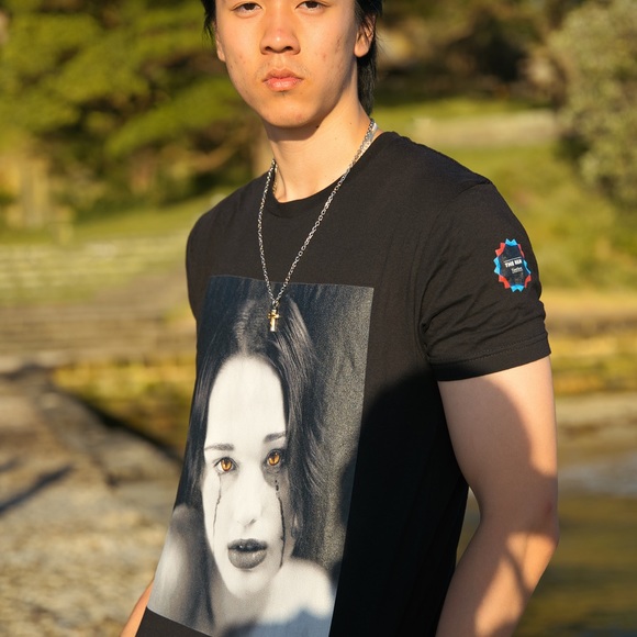 The Real TeeSea; M; Men’s 100% Cotton Black & Grey Graphic Short Sleeve T-Shirt! - Picture 5 of 9